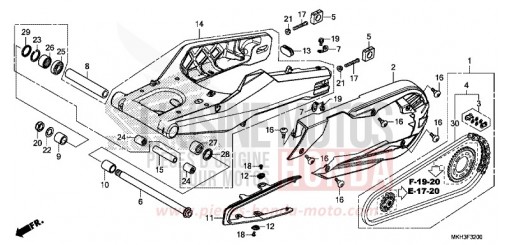 BRAS OSCILLANT ADV750J de 2018